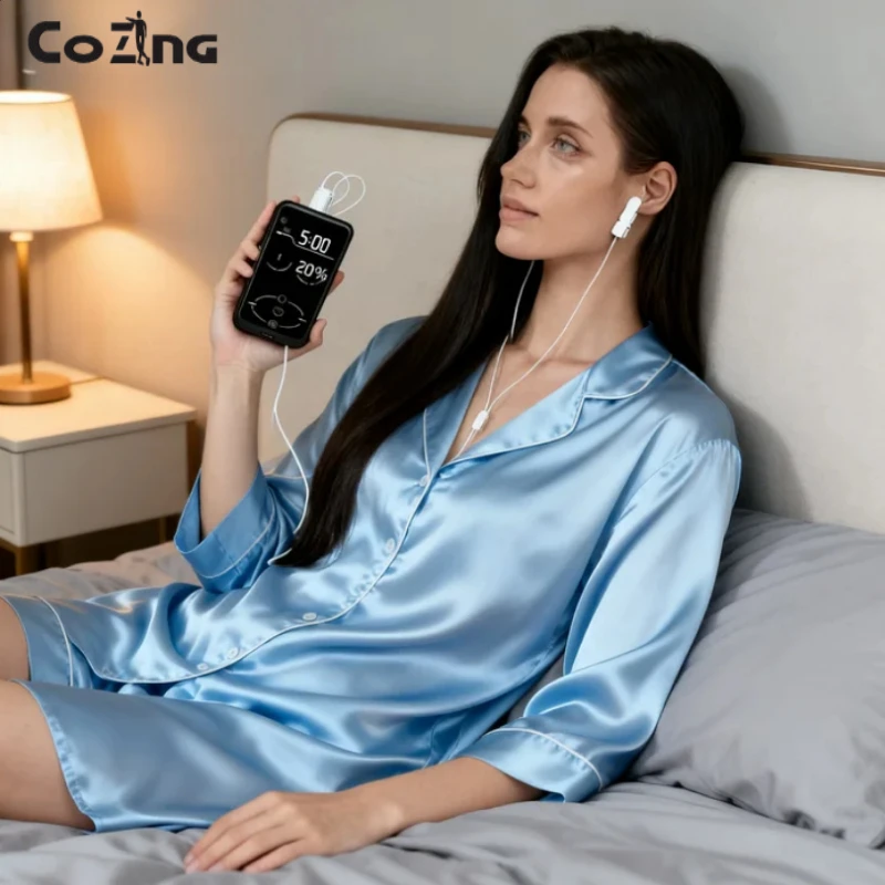 

Низкочастотный импульсный зажим для ушей для лечения бессонницы, тревоги, депрессии и лучшего ночного сна