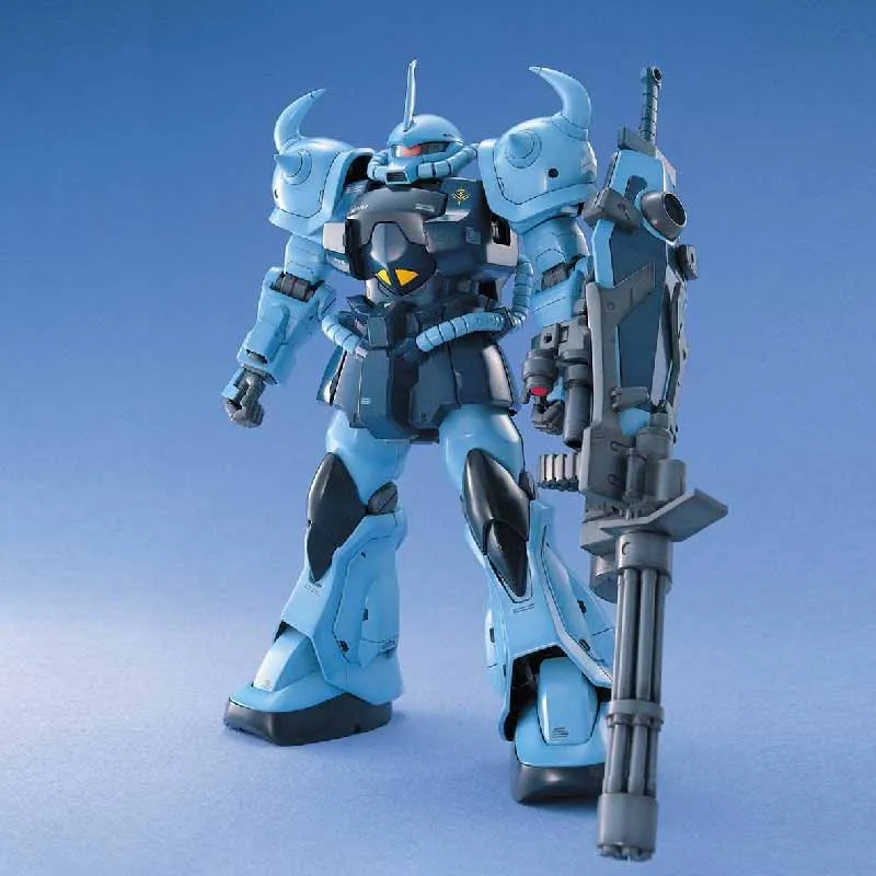 Bandai Original GUNDAM MG Series MS-06F ZAKU Anime Action Figure Assembly Model Toys Collectible Model Ornaments Gifts