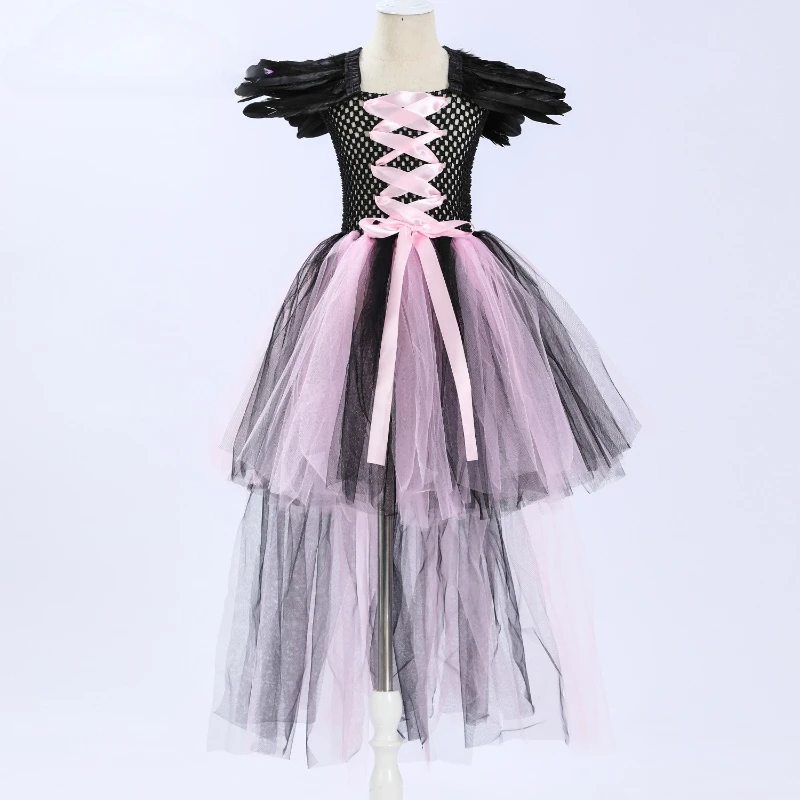 فساتين شبكية للأطفال أزياء عرض مسرحي للمهرجانات ملابس حفلات كلاسيكية للأطفال فستان بناتي منفوش ملابس تنكرية فساتين غير رسمية #4