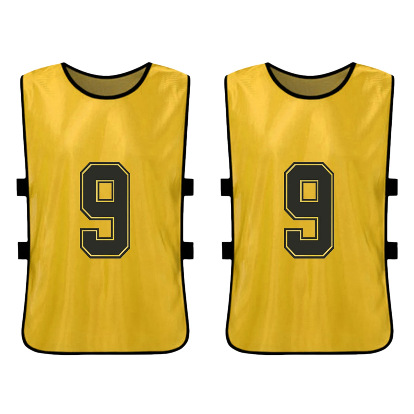 6 قطعة كرة القدم للأطفال Pinnies التجفيف السريع قمصان كرة قدم الشباب الرياضة Scrimmage كرة السلة فريق التدريب مرقمة المرايل ممارسة S