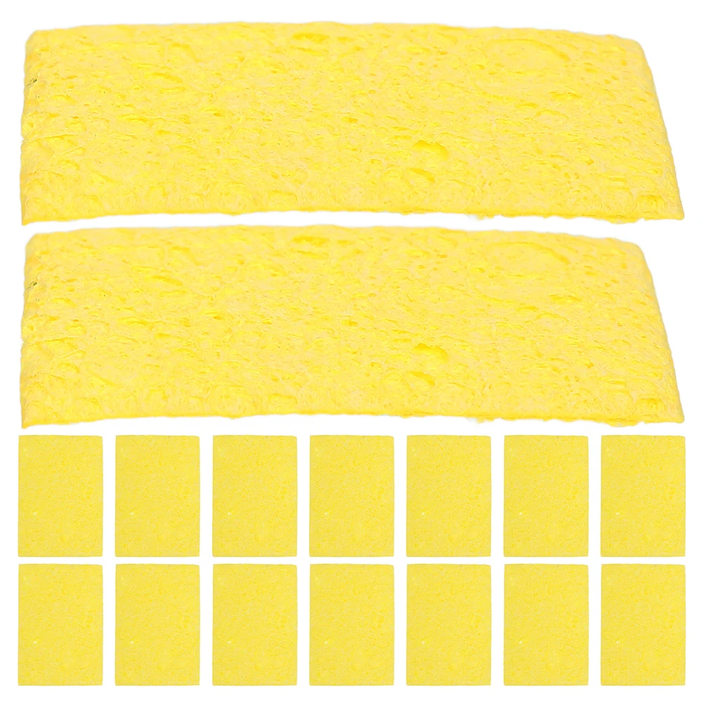 

200 Pcs Soldering Iron Sponge High Temp Replacement Mat Cleaning Tip Pad Cleaner