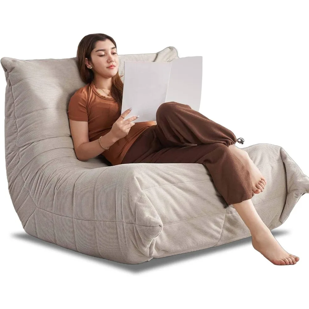 

beanbag Chair for Adults，Floor Sofa，Super Soft and Comfortable Memory Foam Chair，Togo Sofa，Suitable for Living Room
