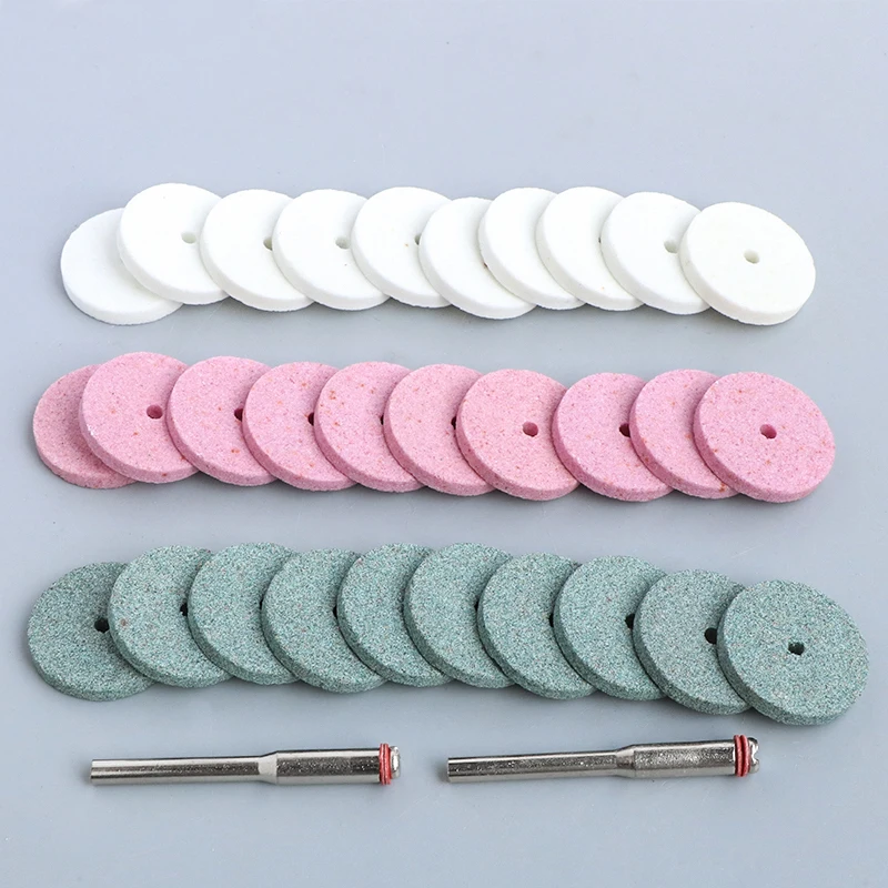20PCS 20mm Mini Bohrer Schleifen Rad CeramicBuffing Polieren Pad Schleif Disc Für Dreh Werkzeug Zubehör – Detail 1