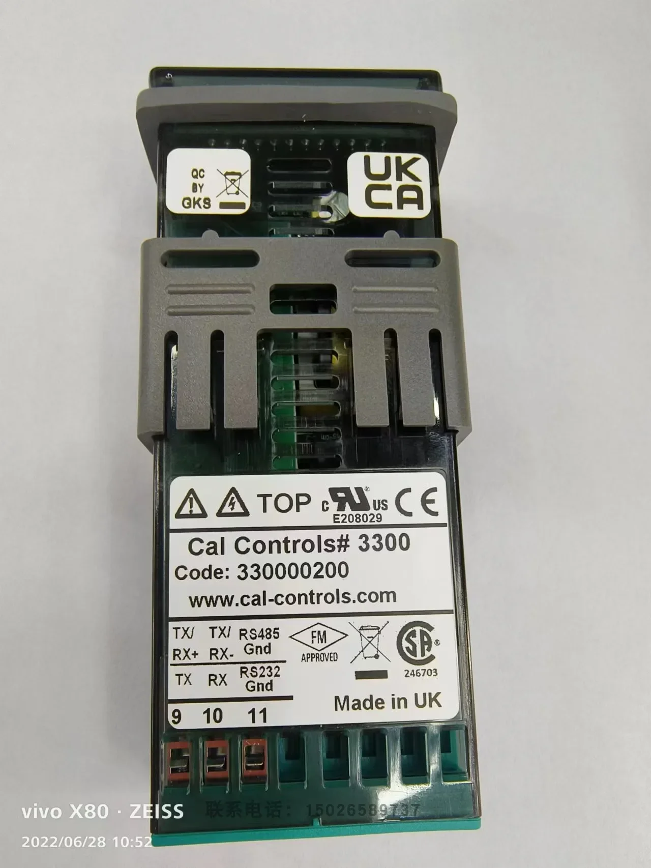 Temperature Controller CAL3300 Original Imported RS232 RS485 Communication Function Temperature Controller