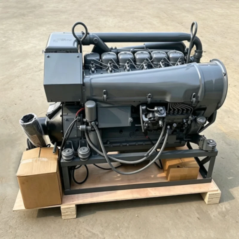 BF6L913C With Clutch For Deutz Diesel Engine Air Cooled 6 Cylinder 4 Stroke 84kw 125kw 141kw 113hp 168hp 189hp 1800rpm 2300rpm