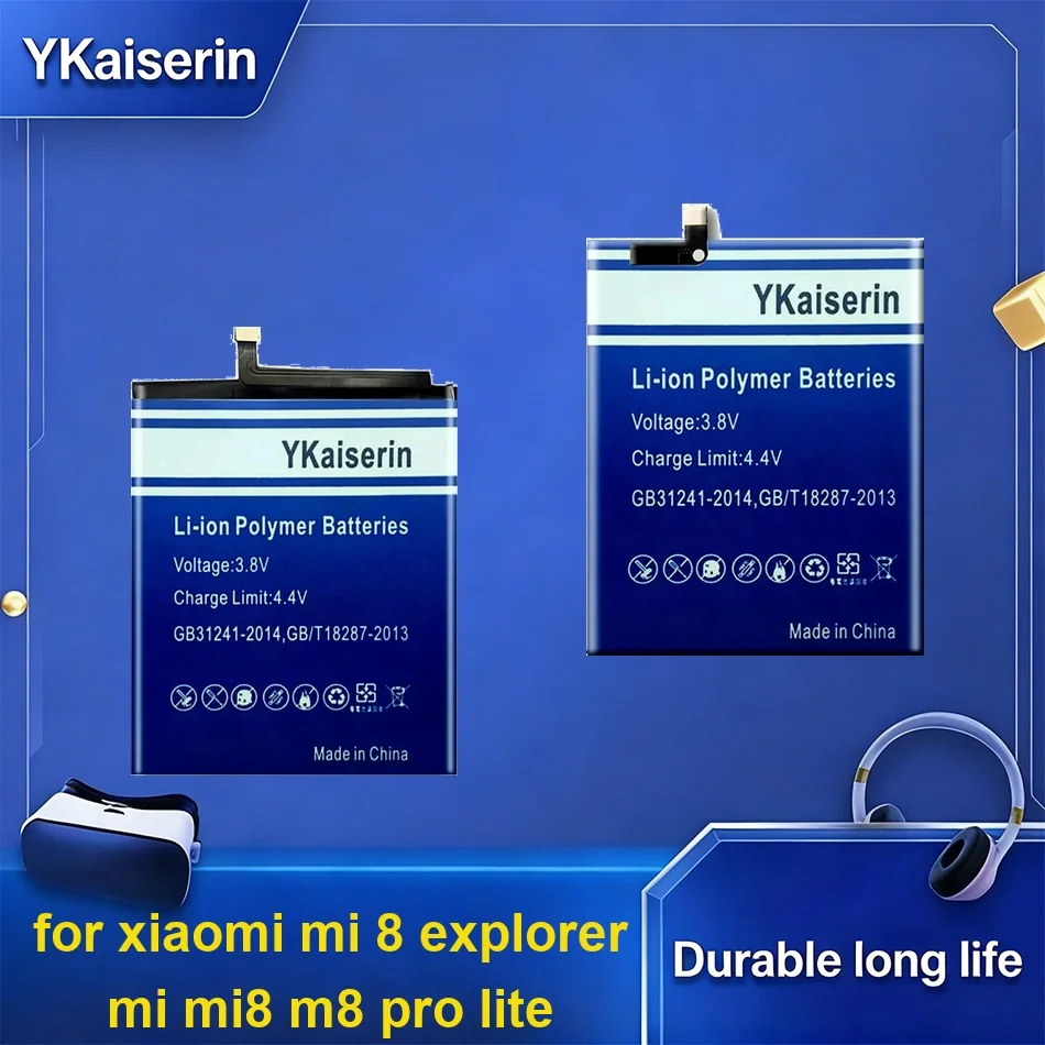 

Mobile Phone Battery Stable BM3F BM3J BM3E 4700-6100mAh For Xiaomi MI 8 Explorer For MI MI8 M8 Pro Lite