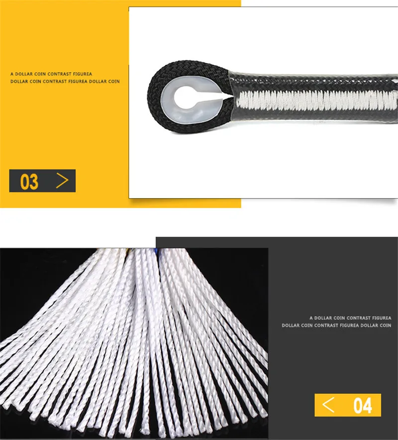 Corde de Sécurité Résistante à l'Usure pour le Travail Aérien, Diamètre 12mm, Nettoyage des Murs Extérieurs, Paracorde en Polypropylène