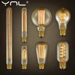 Dimmable Retro Edison Light Bulb E27 220V 40W Retro Vintage Edison Bulb Incandescent Ampoule Bulb Filament Light Bulb Home Decor