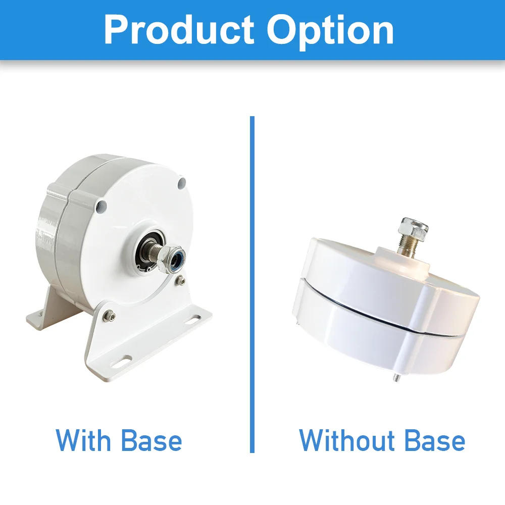500W 12V 24V 48V Gearless Permanent Magnet Generator Turbine Low Speed For Water Conservancy And Wind Power Household