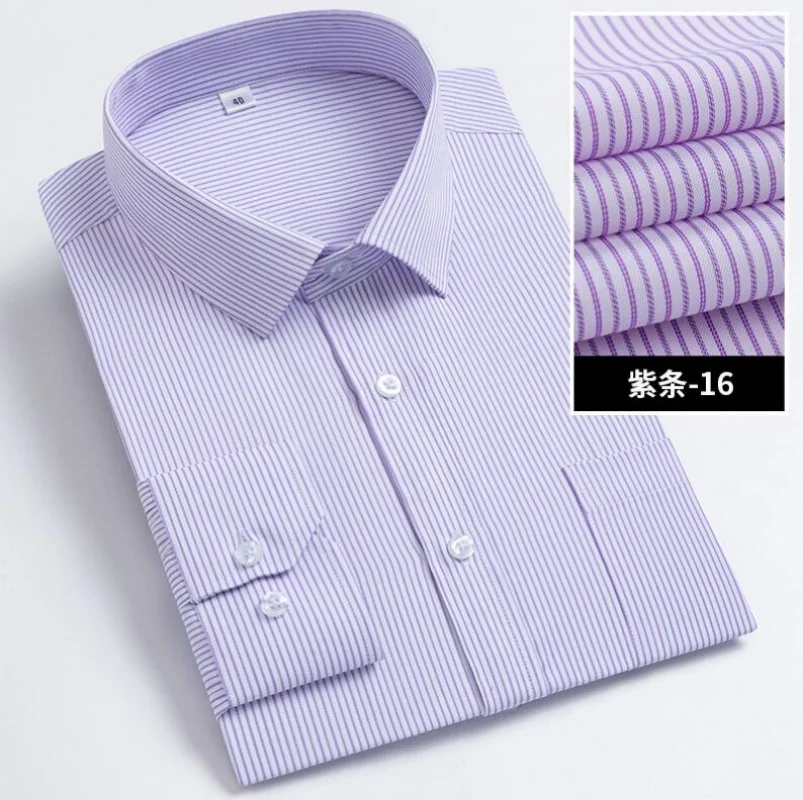 

Spring and Autumn 5XL Non-ironing COTTON Soft Cozy Casual Shirts Men Long Sleeve Slim Fit Men Shirts