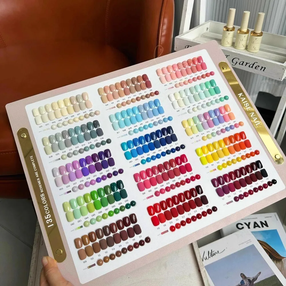 135 Colors Multicolor Nail Gel Set Solid Color New Hot Sale Fashion Nail Art Non-toxic UV Gel Nail Salon Wholesale