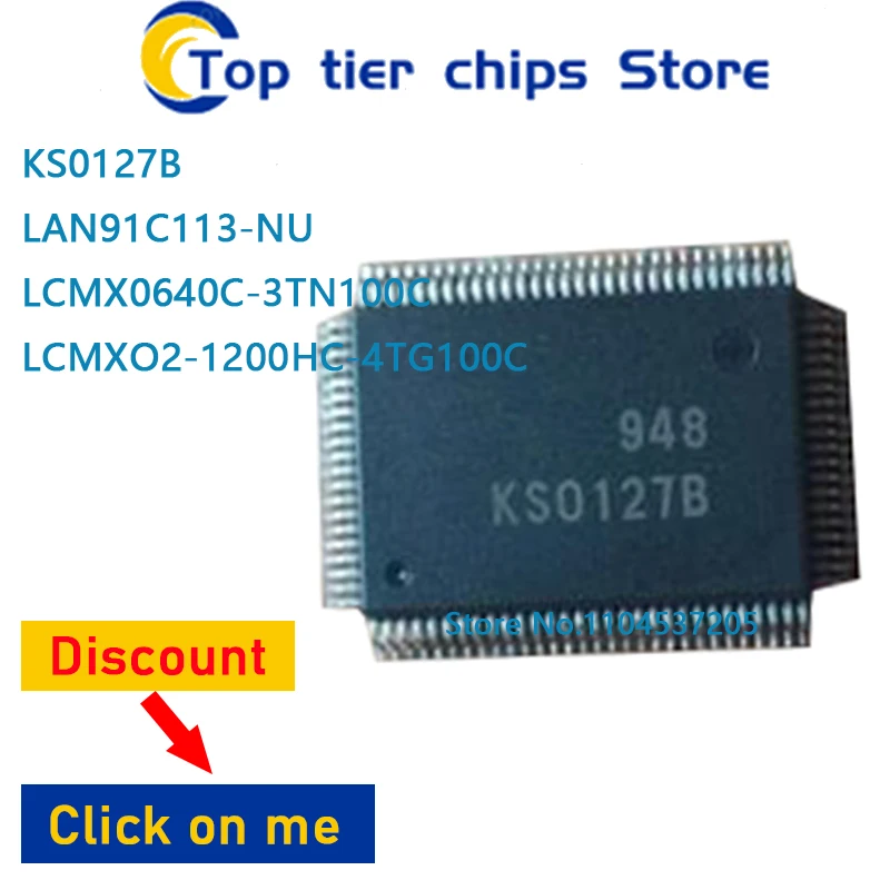 

1-10 шт./лот KS0127B LAN91C113-NU LCMX0640C-3TN100C LCMXO2-1200HC-4TG100C QFP 100% НОВЫЙ