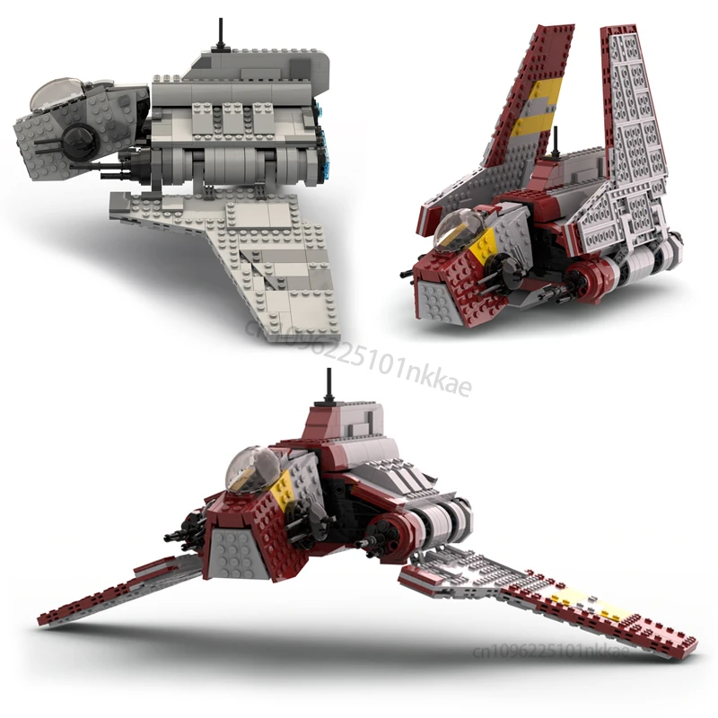 NEW Nu Class Attack Shuttle Imperial Version Building Blocks Diy SpaceShip Battle Republic Version Brick Toy Kids Christmas Gift