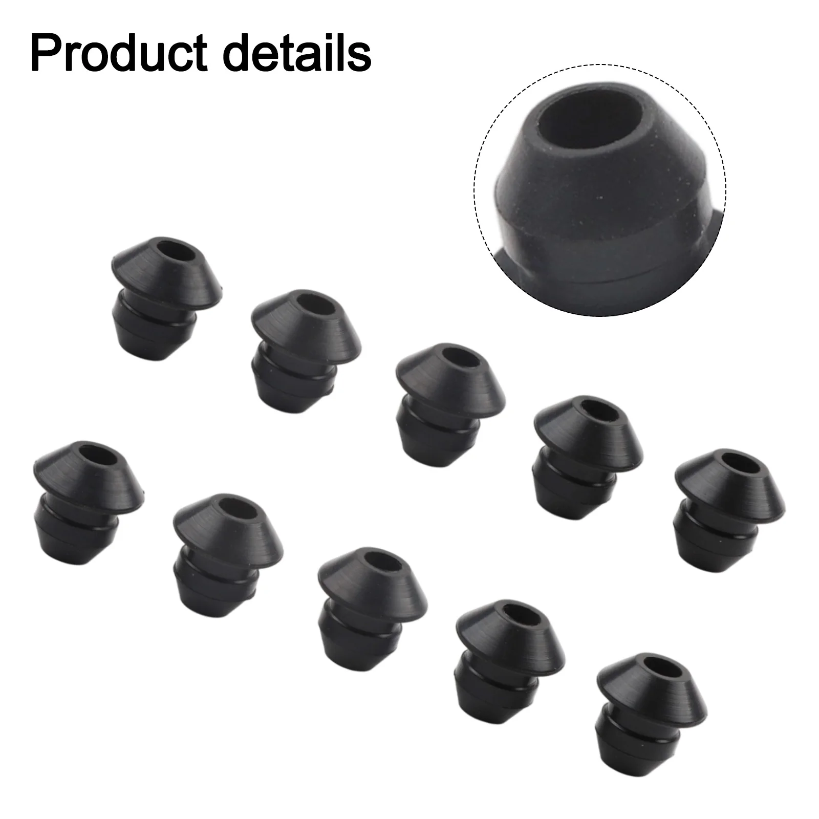 10pcs Rubber Fuel Tank Hose Grommets Lawn Mower Fuel Tank Hose Grommets 0000 989 0516 Oil Pipe Hose Washer Grommets