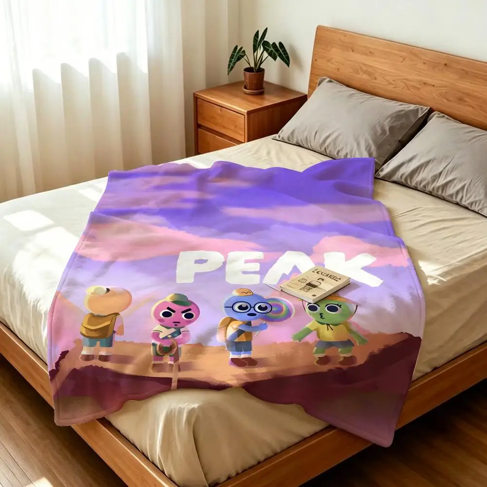 Media P-PEAK Throw Soft Warm Flannel Fleece Throw Blanket for Sofa Bed Travel Home