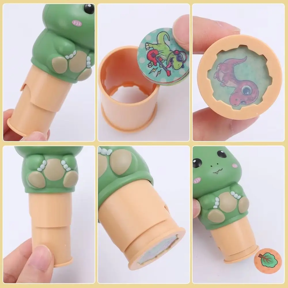 DIY クラフト動物スタンプステッカーシグネット防水報酬ステッカーおもちゃセットシームレスインタラクティブ子供用シールおもちゃ