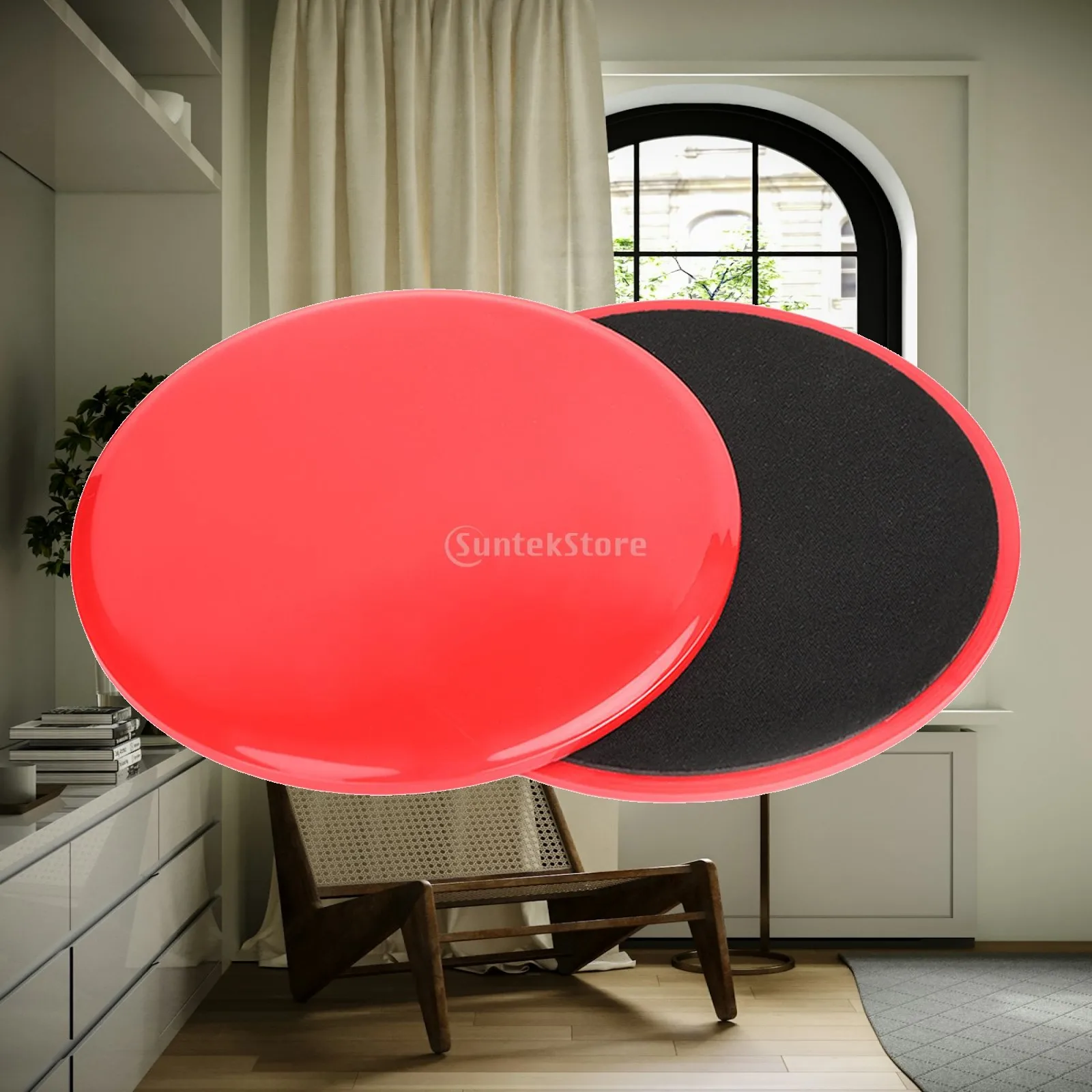 Fitness Sliders for Core Training Nonslip Exercise Gliding Discs for Wood Floor Carpet Home Gym Portable Yoga Pilates Strength