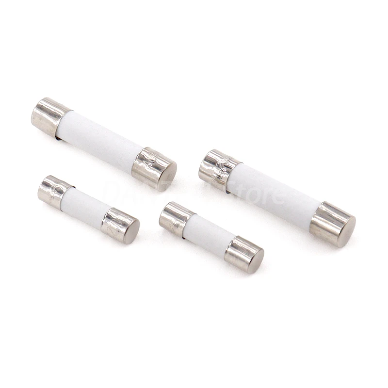 5x20 ceramic fuse tube 6*30mm seat 3/4/5/6.3/10/3.15/10/15A fuse 250V