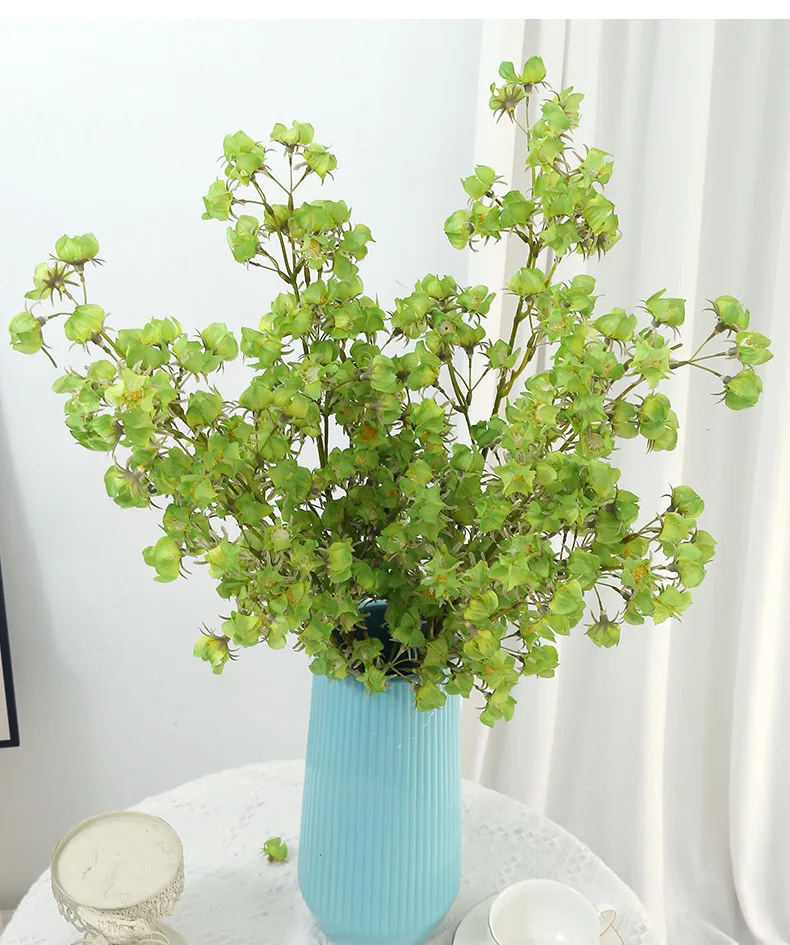 5 Stück/Set Künstliche Blumen Sternfrucht Seidenblumen Hochzeitsdekoration Saal Blumenarrangement Künstliche Orchideen Heim-Party Tischdekoration – Detail 12