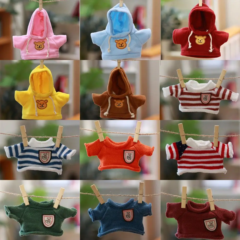 Cute Doll Supplies Hoodie Birthday Gifts Animal Dolls Yellow Duck Kids Toys Dolls Accessories Plush Toy Clothes Sweater