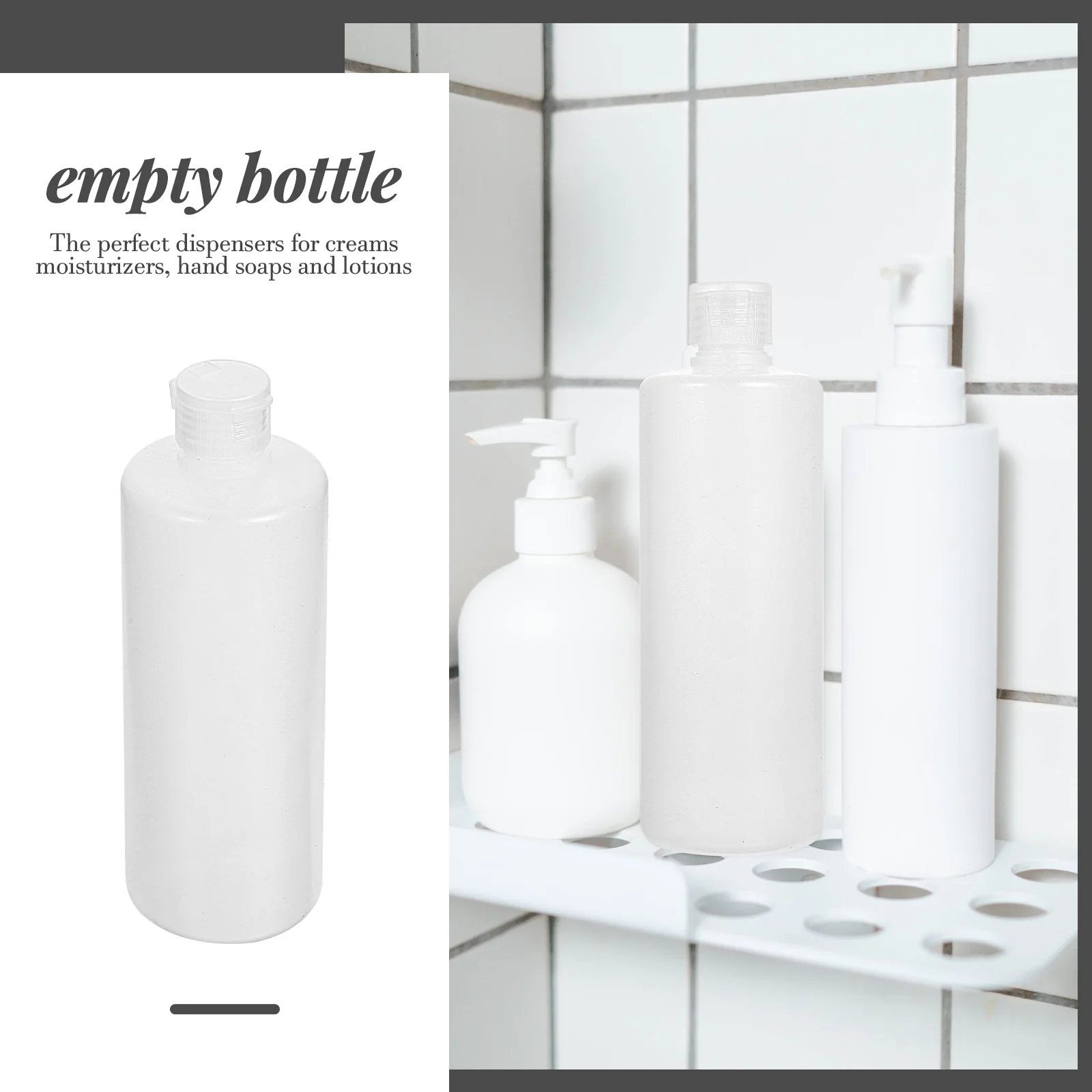 

3pcs Multi-Function Empty Lotion Bottles Portable Travel Containers Reusable Sub Bottles For Creams Hand Facial