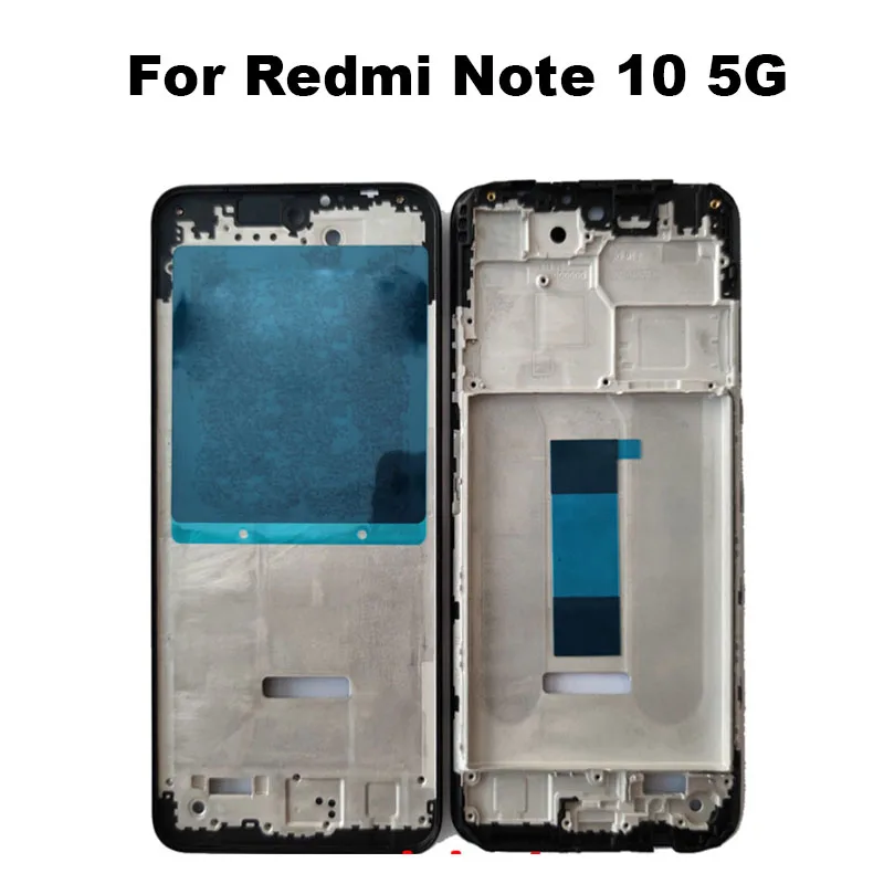 For Xiaomi Redmi Note 10S / Note 10 Pro MAX 10A 10C 10T Prime Front LCD Housing Bezel Middle Frame Chassis 2021 2022 4G 5G