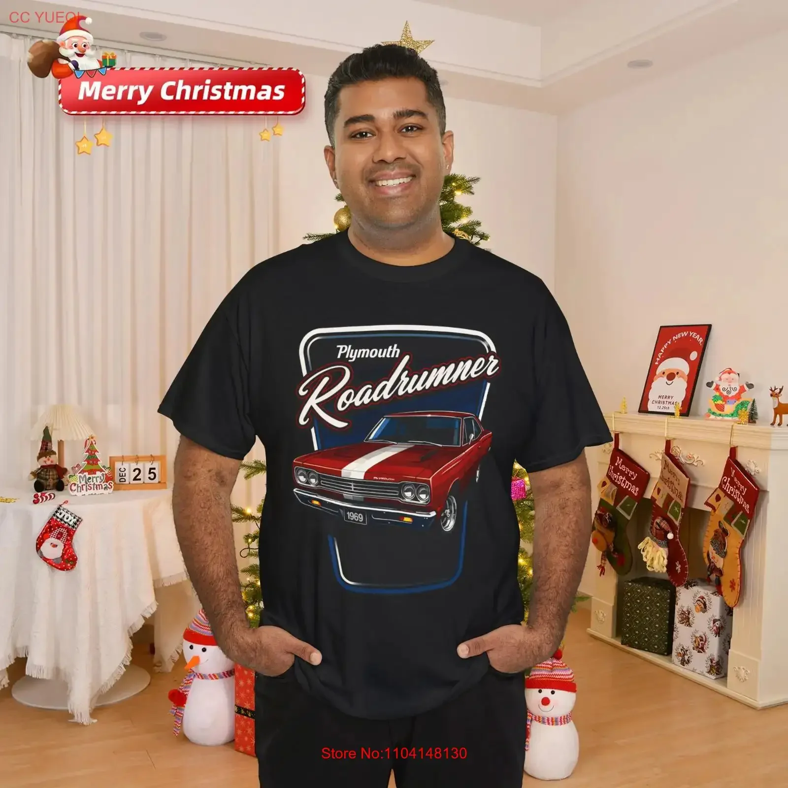 1969 Plymouth Road Runner Muscle Car Classic Mopar Vintage T Shirt vintage Washed Stretched Slightly Versatile homme Breathable