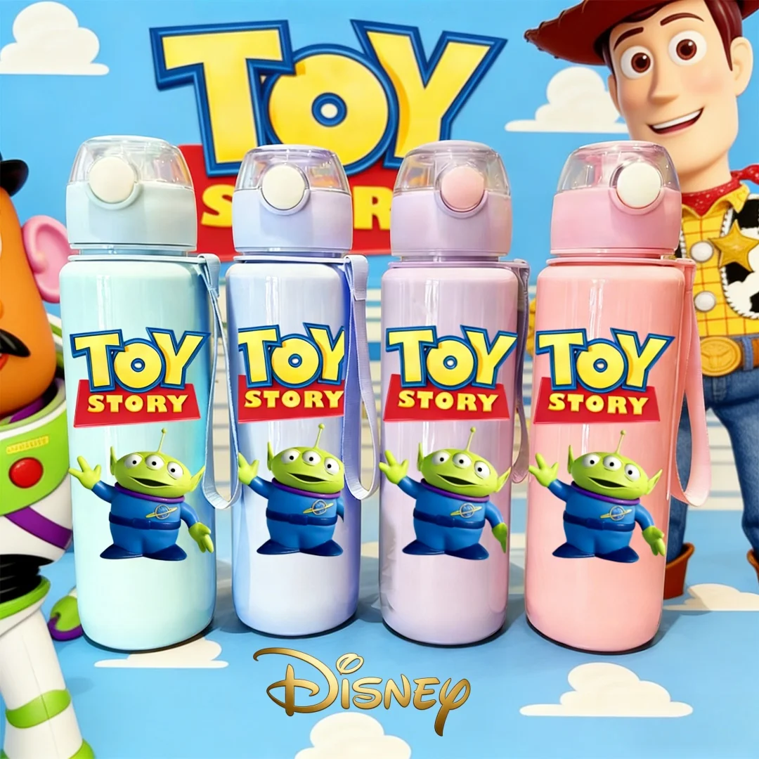 

Бутылка для воды с 3D-печатью в виде персонажей из мультфильма «История игрушек» (Маленькие зеленые человечки/Трехглазые инопланетяне) — кружка с трубочкой, высокая эстетика, любимая детьми