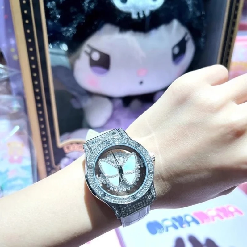 

Fashion Casual Trend Elegant Ladies Watch Genuine Rotating Niche Light Luxury Premium Waterproof Quartz Watch Birthday Gift New