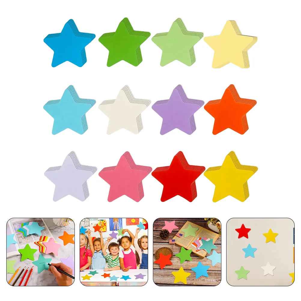 

12pcs star Shaped Paper Cutouts Bulletin Board Decor Classroom Party Decoration Craft Diy Projects Cardstock Star Shape Cutouts