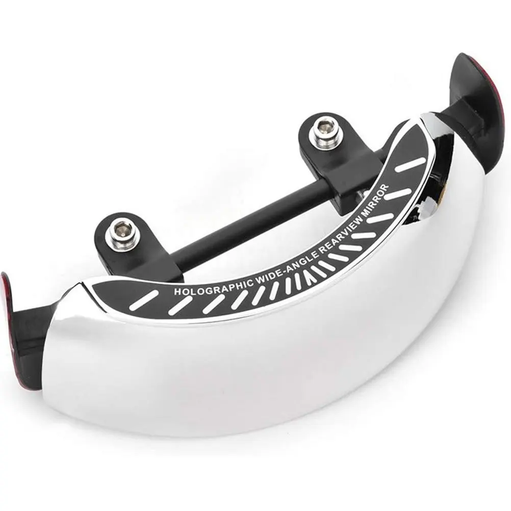 

Universal Motorcycle Windshield Replacement Durable ABS Windscreen Large Wind Deflector Rearview Mirror Wide Angle