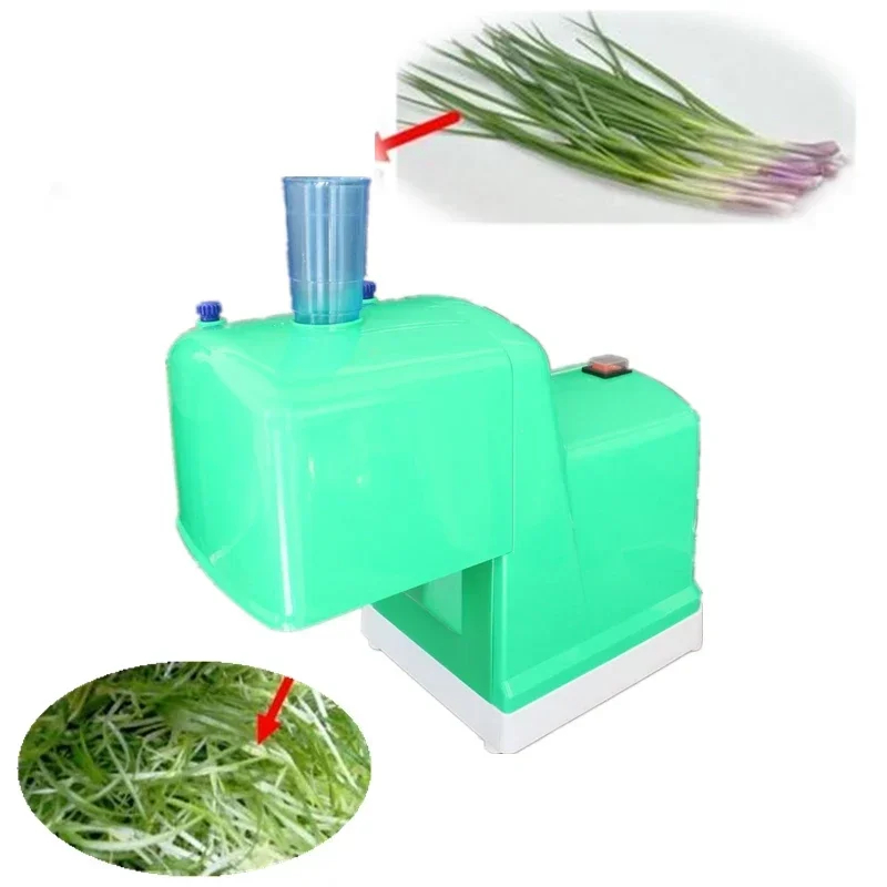 Commercial Green onion shredder cutter machine cutting meat Strips machine shallots celery pepper Shredding machine 220V 300W