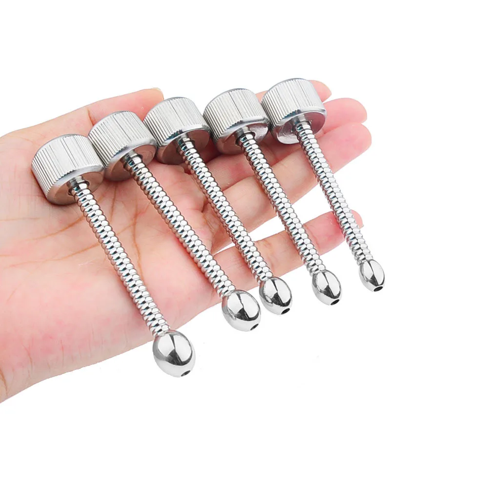 Stainless Steel Sounding Penis Plug Inserts Sex Products Man Probe Urethral Dilator Stretching Plunger Metal Sound Toys