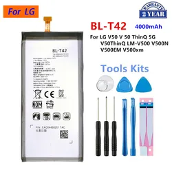 Original BL-T42 4000mAh Replacement Battery For LG V50 V 50 ThinQ 5G V50ThinQ LM-V500 V500N V500EM V500xm phone Batteries+Tools