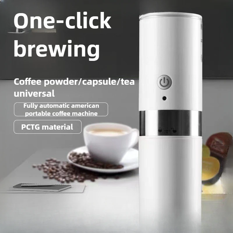 

New Portable Capsule Coffee Machine American Espresso Electric Small Wireless Heated Capsule Coffee Machine Easy To Clean 2 in 1