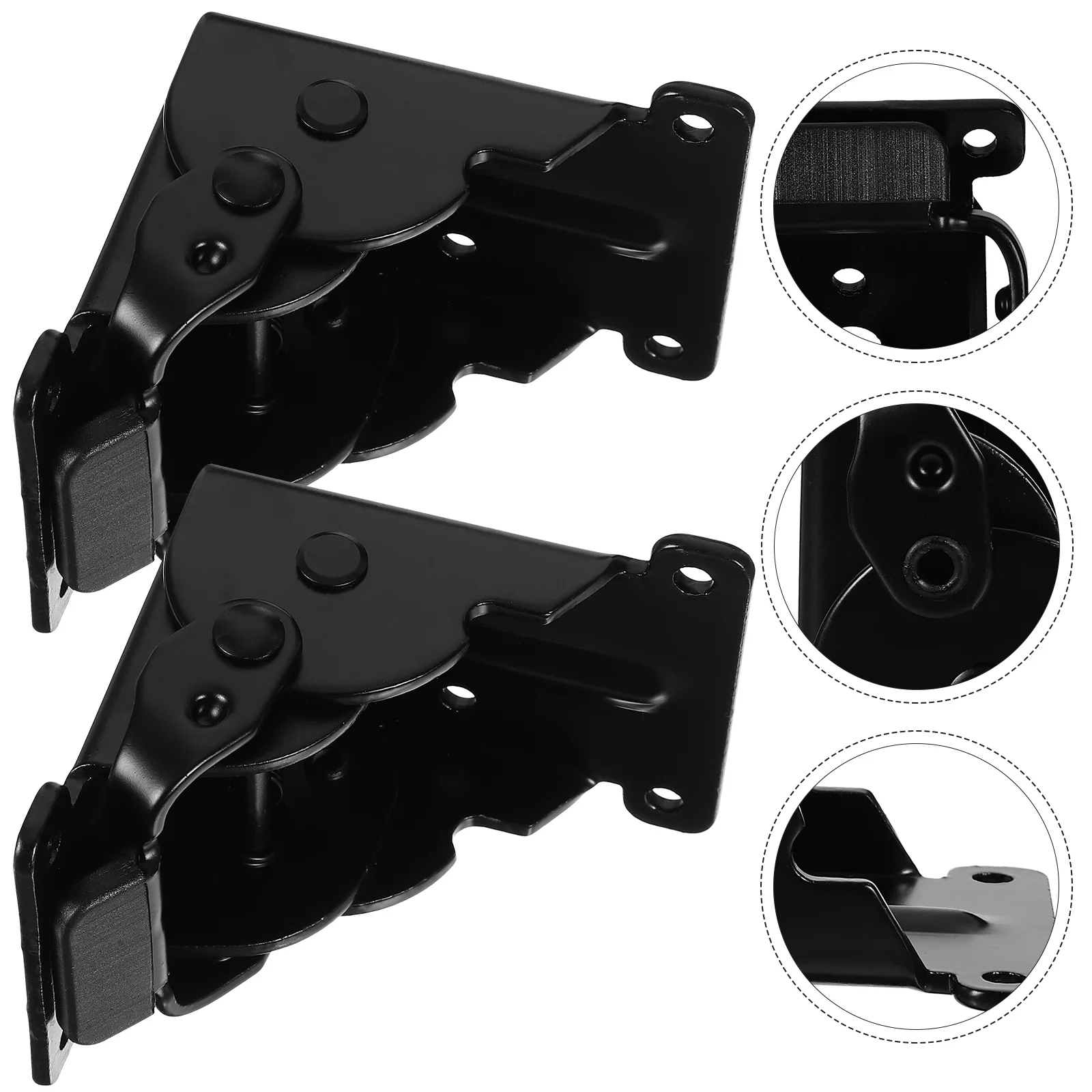 

2pcs Table Leg Folding Hinge Support Foldable Metal Self-Locking Hinges Space-Saving For Home Furniture Decor Hardware Fittings