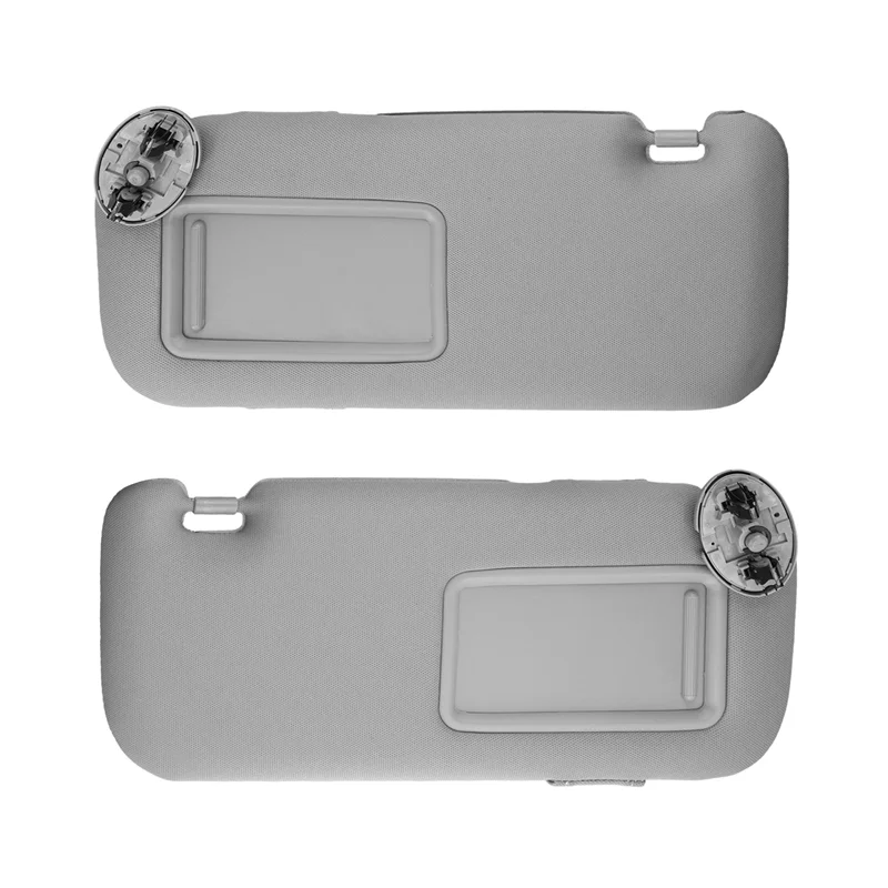 

НОВИНКА-Для Toyota Corolla 2007-2013 салон автомобиля солнцезащитный козырек с зеркалом серый солнцезащитный козырек левый и правый водитель со стороны пассажира