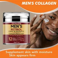 Crème hydratante pour le visage au rétinol pour hommes, Anti-rides, vieillissement, hydratant, rétrécit les Pores, blanchissant, lisse 2
