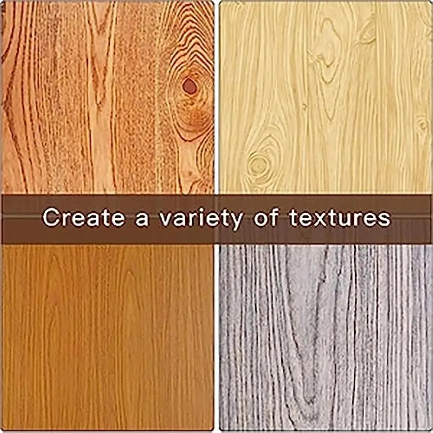 Empaistic Grain Pattern Wood Graining Tool Set, Cerca do gabinete, 2 pcs