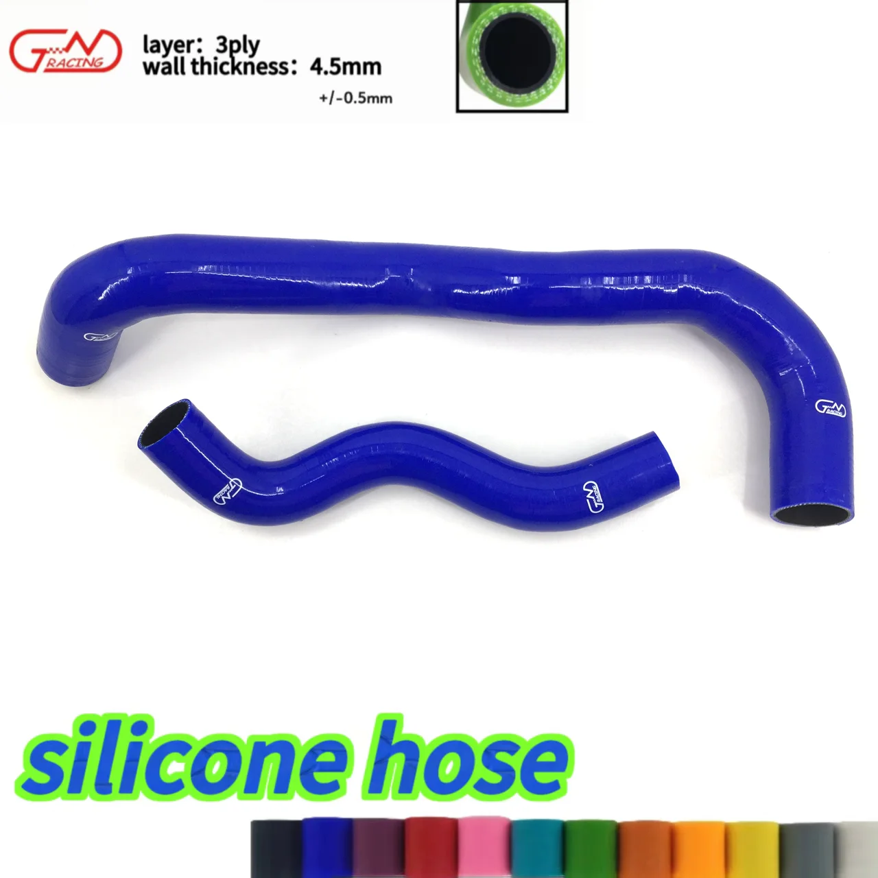 

JN RACING For Ford 6.0 6.0L Powerstroke Diesel 2003 2004 OEM Silicone radiator Hoses