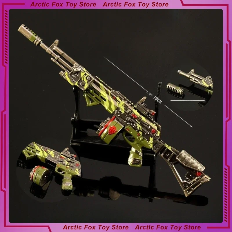 

New 18cm Arena Breakout Game Peripheral Arms AKE Metal Model Weapons and Props Desktop Decorate Ornaments Birthday Gifts Toys