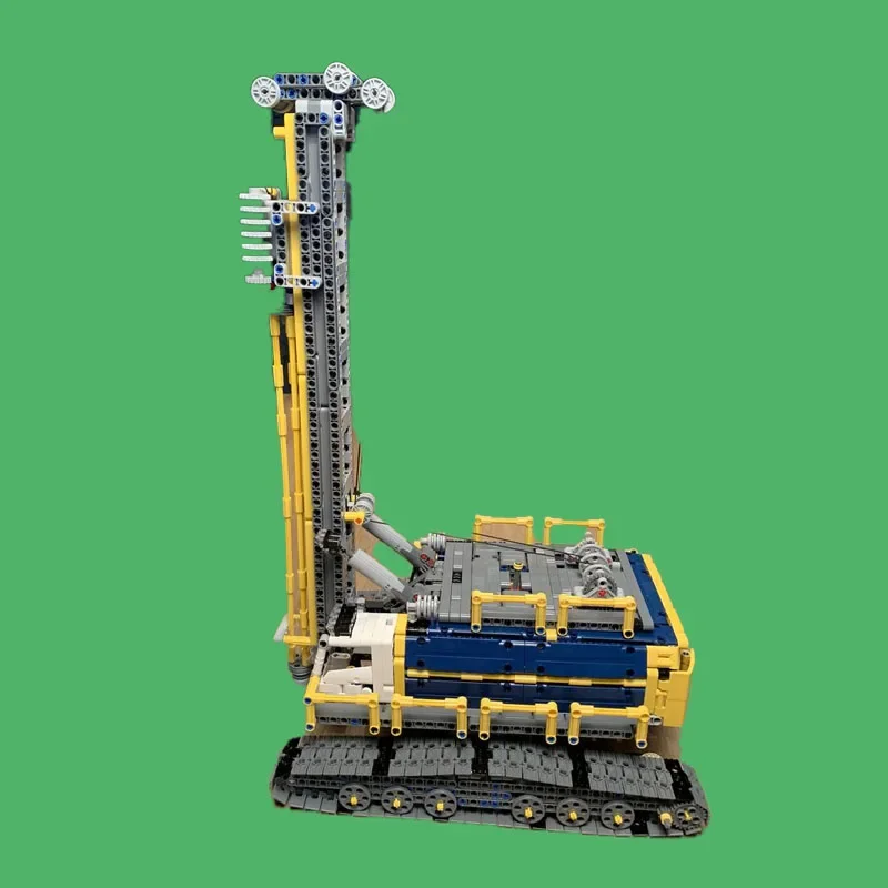Building Blocks Model MOC-17279 New City Construction Site Drill Crane 3929 Parts Creative New Year Birthday Christmas Toy Gift