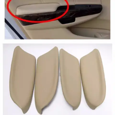For Honda 2008-2013 8th generation Accord CROSSTOUR  Door Inner Armrest Outer Skin  Genuine Leather  Door Panel Accessories