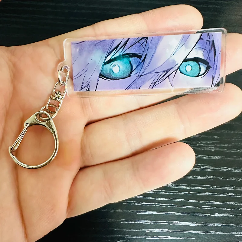 6CM Anime BLUE LOCK Figures Rin Itoshi Reo Mikage Seishiro Nagi Cosplay portachiavi in acrilico Kawaii Bag accessori fan regali