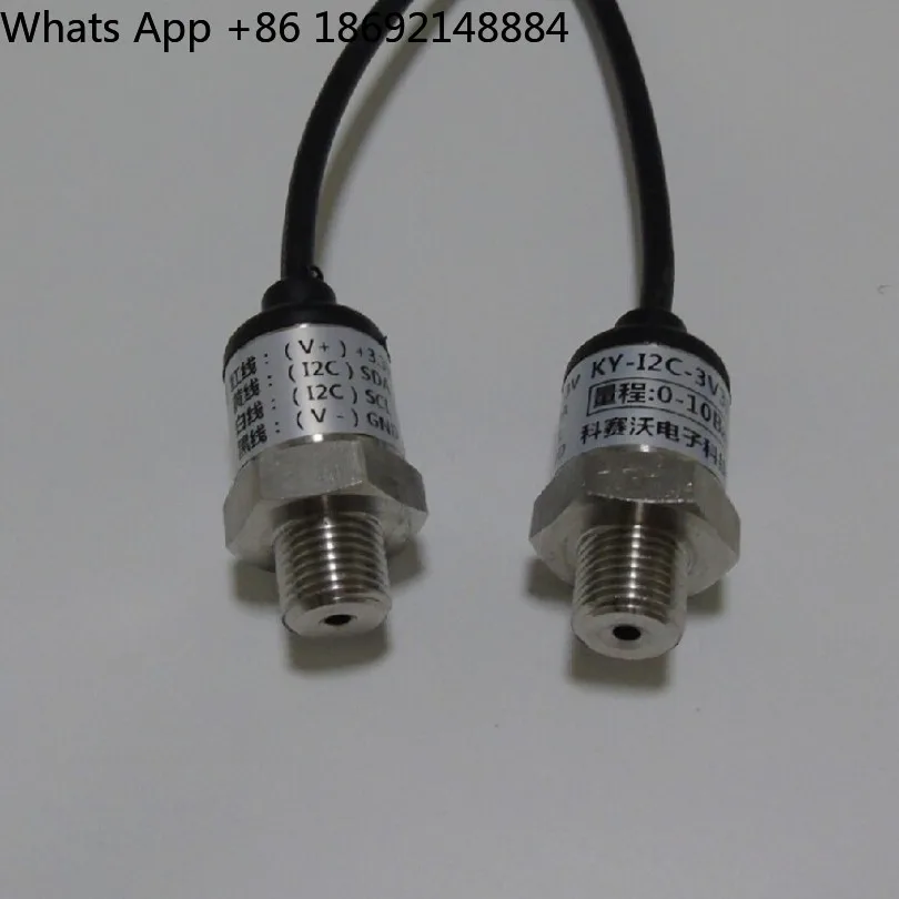 1 piece price, IoT pressure sensor Low power consumption 3.3V power supply I2C communication pressure sensor 0-1MPA