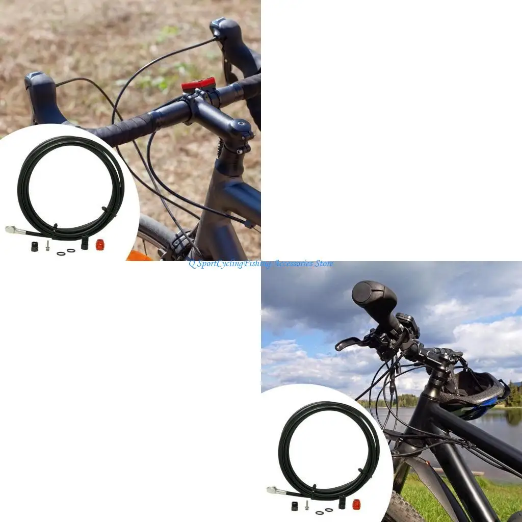 

Rubber Steel Brake Line Suit Road Bike Brake Tubing Professional Bike Brake