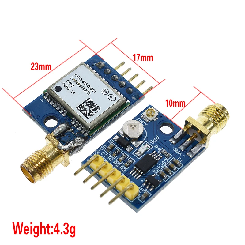NEO-6M NEO-7M NEO-M8N Double Sided Mini GPS Module Satellite Positioning MCU SCM Development Board Compatible with Arduino