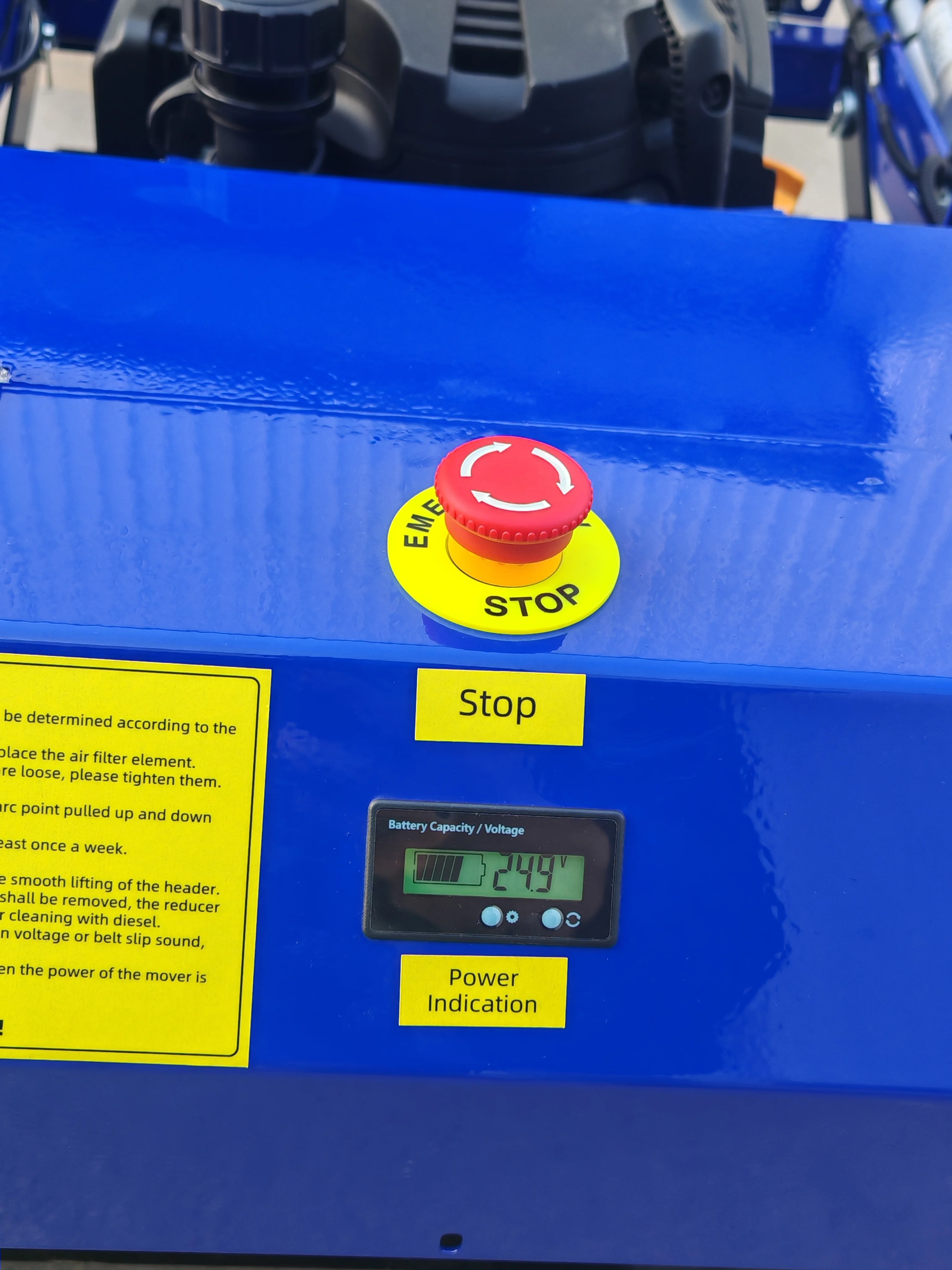 Customized remote-controlled lawn mower multifunctional equipment can be equipped with snow shovel storage rack, etc view 2