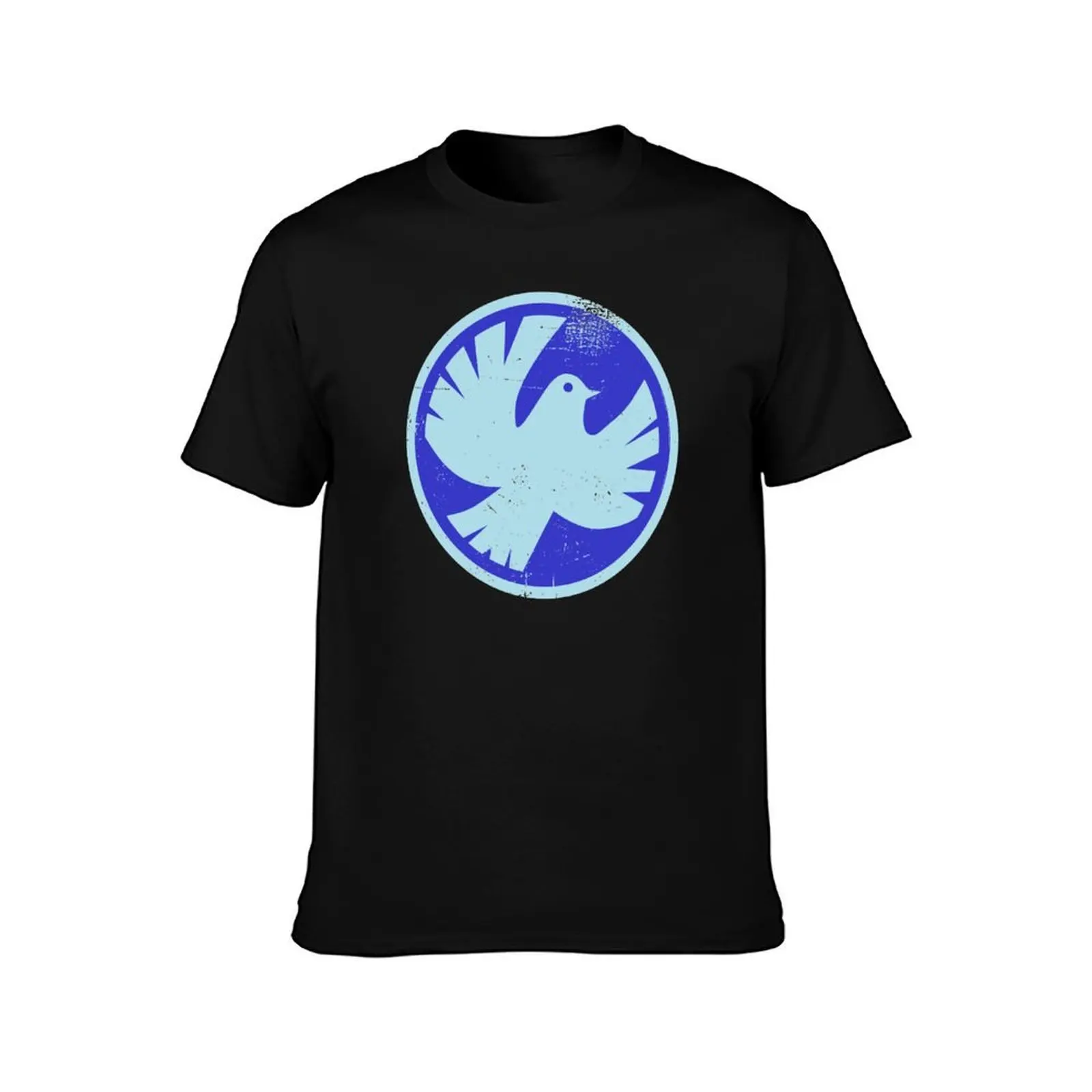 Dove of peace T-Shirt, Summer Casual Cotton Tee, Oversized Streetwear Tops, Vintage Graphic Print, Loose Fit Short Sleeve