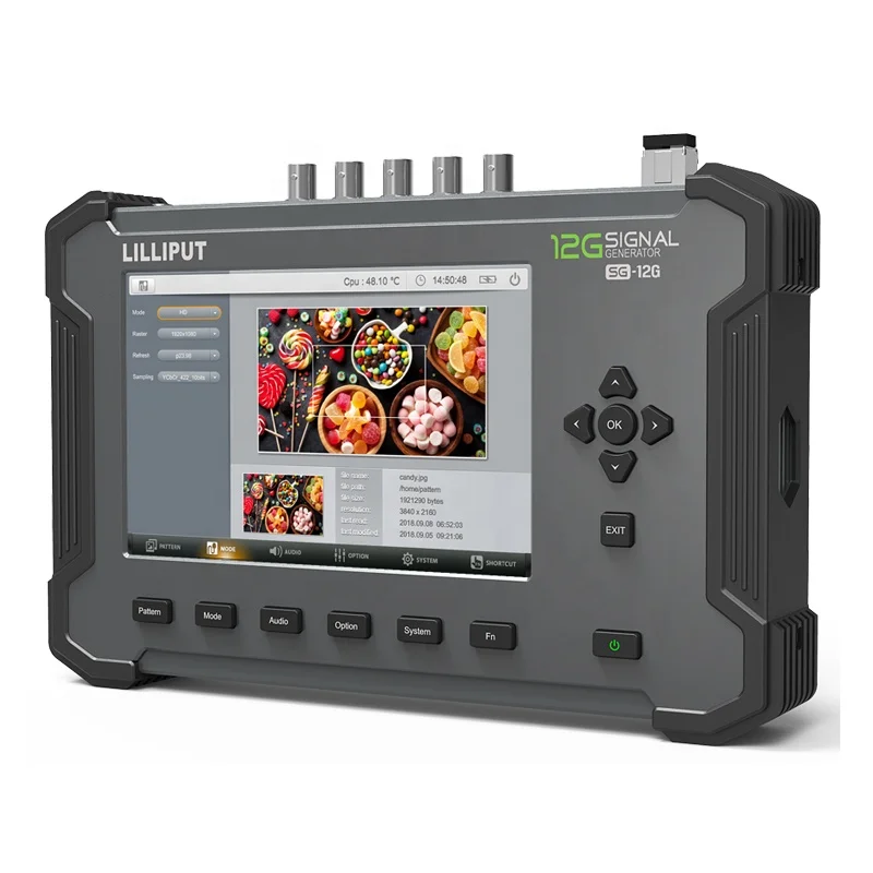 Lilliput SG-12G Portable 4K Signal Generator 7 Inch Metal Screen Multi-format SDI Pattern for HDMI Radio TV Broadcasting